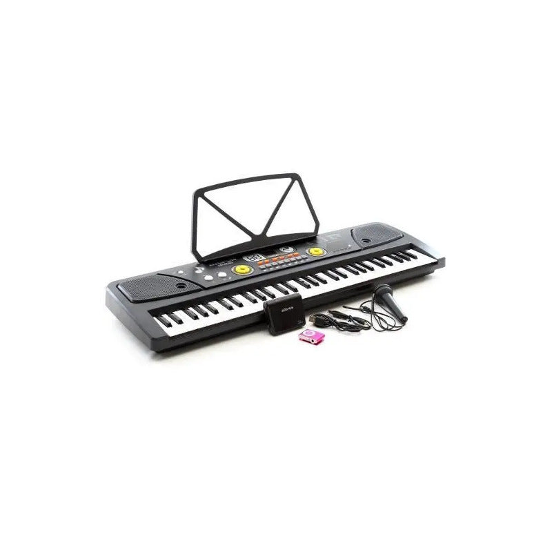 Teclado Organeta Piano Electronico 61 Teclas + Microfono Mp3