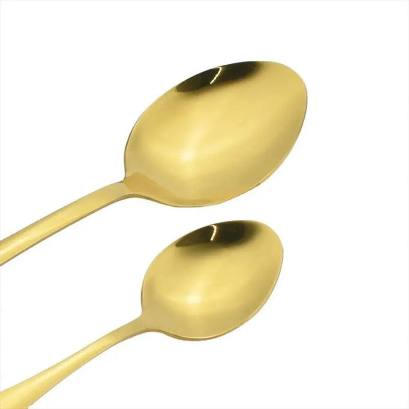 Juego De Cubiertos Set 24 Piezas Acero Inoxidable