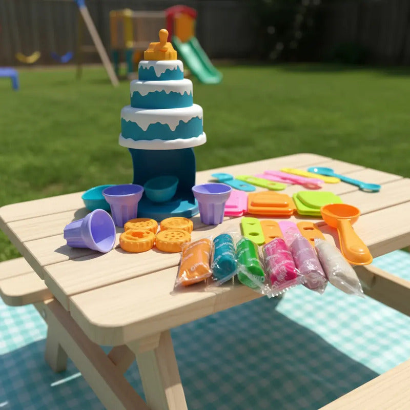 Juguete Para Niños Maquina De Helados Con Plastilina Px1591 Agua