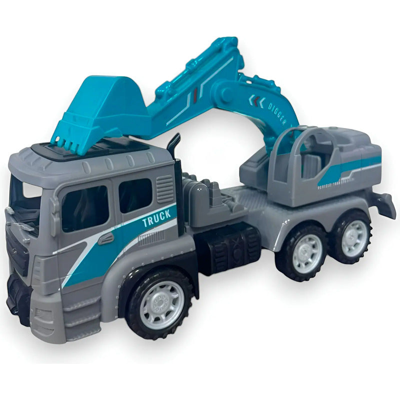 Carro Camión Retroexcavadora Construcción Juguete Niño Zk004