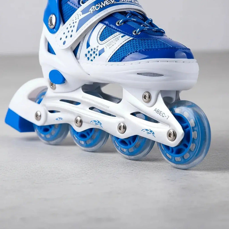 Patines En Línea Ajustables Niños Niñas Semiprofesional