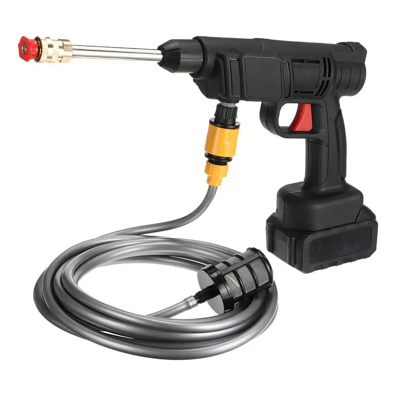 Hidrolavadora Inalámbrica Portátil Jh 004 60°c Color Negro 110v