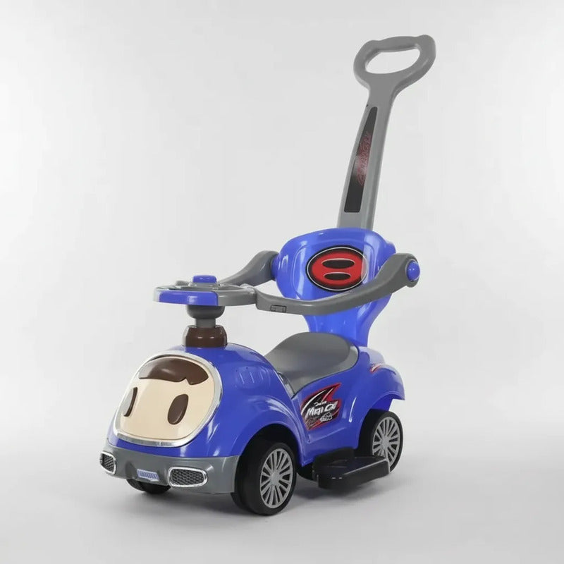 Carro Montable De Impulso Para Niños Musical J-bc8302p-az Azul