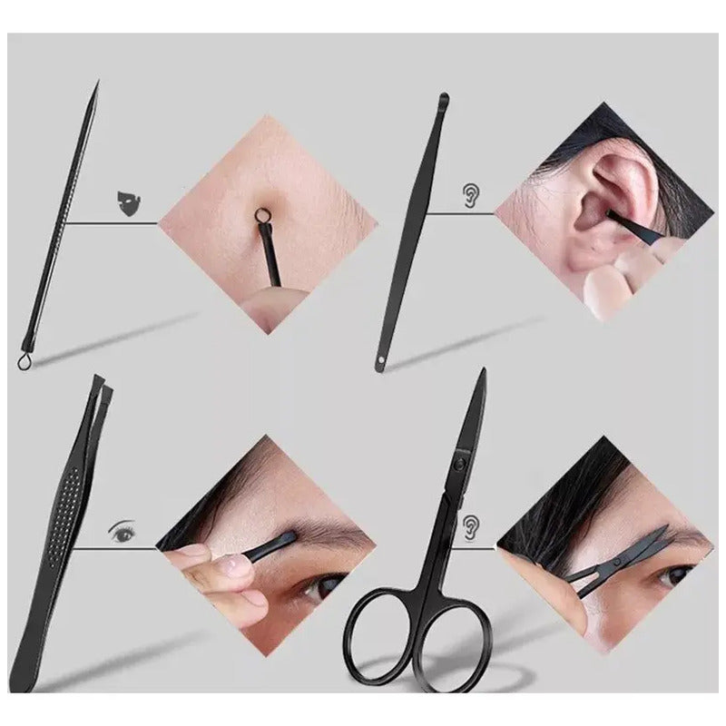 Kit De Manicura Genérica 10 Piezas - Incluye Cortauñas