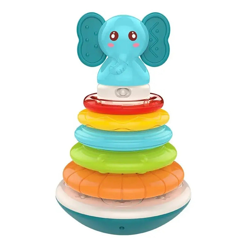 Juguete Apilable Didactico Para Bebés Musical Y Luces Color Multicolor