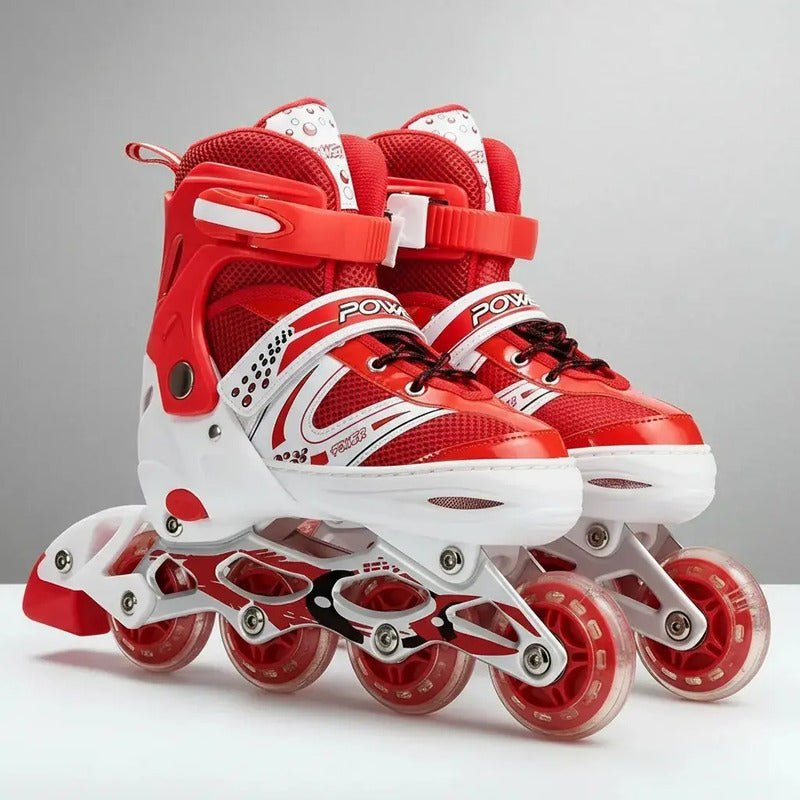 Patines En Línea Ajustables Niños Niñas Semiprofesional