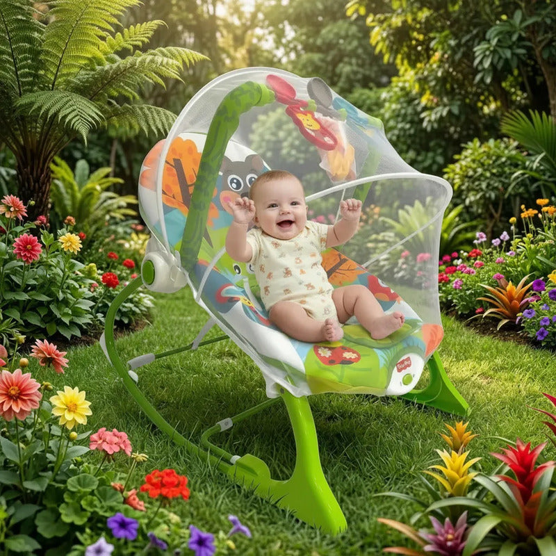 Silla  Vibradora Mecedora Musical  Niña-niños Baby Rocker