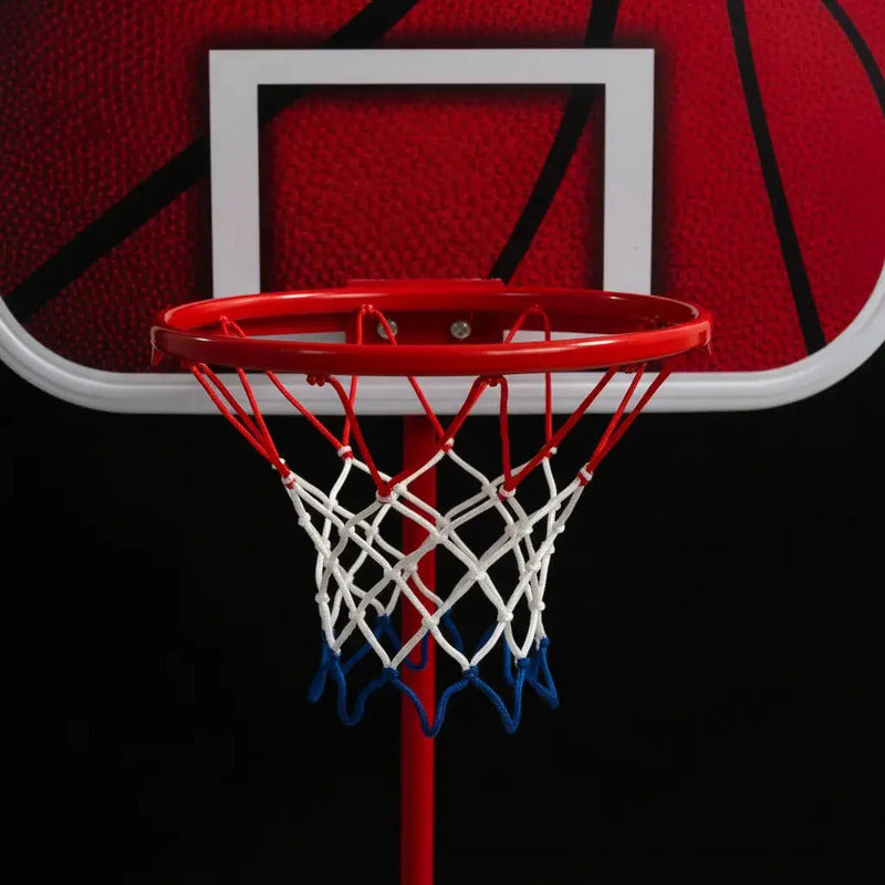 Cesta Baloncesto Metal + Malla Aro 1.60 Cm Basketball X-5238