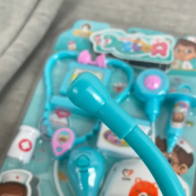 Juguete  Doctor Accesorios Para Médicos Pequeños X1250 Celeste