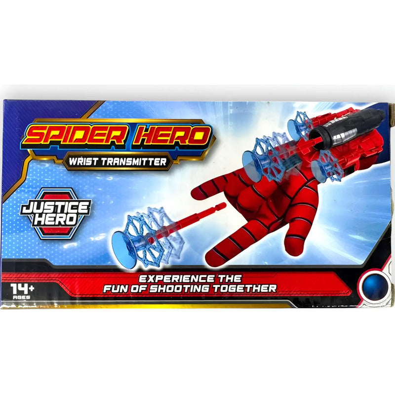 Guante Del Hombre Araña Lanza Dardos Niños Rojo Z-4343