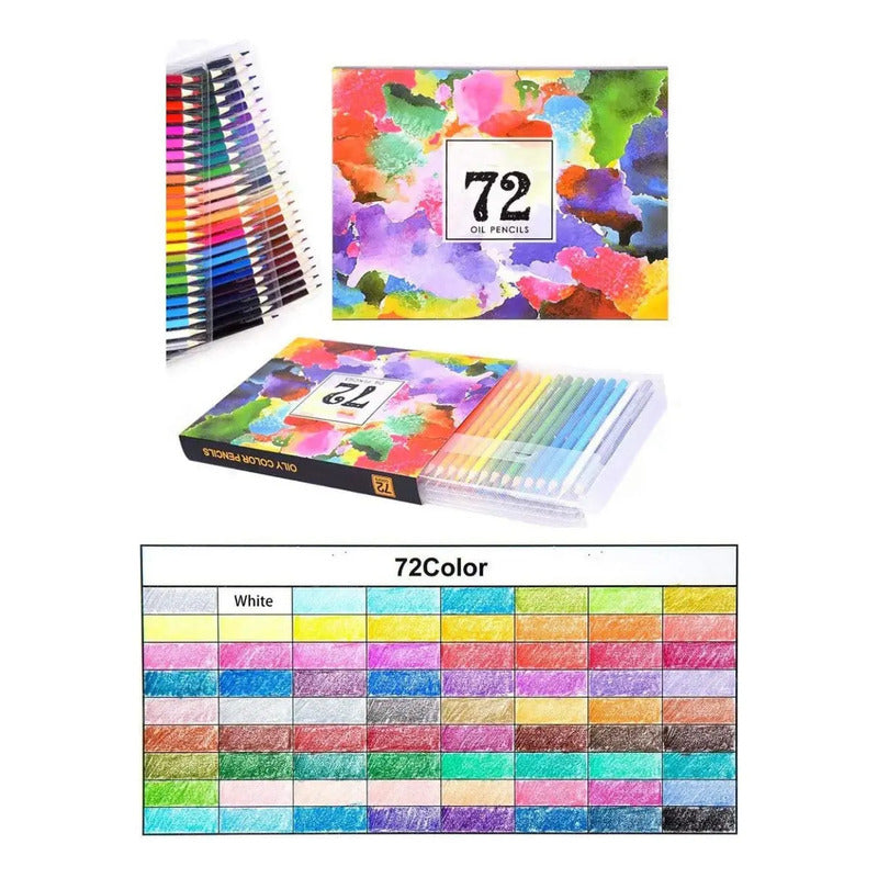 Lapices De Colores 72pzs Pintar Colores