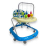 Caminador Jumpy Para Bebé Con 16 Ruedas De Silicona Y Panel Interactivo Azul