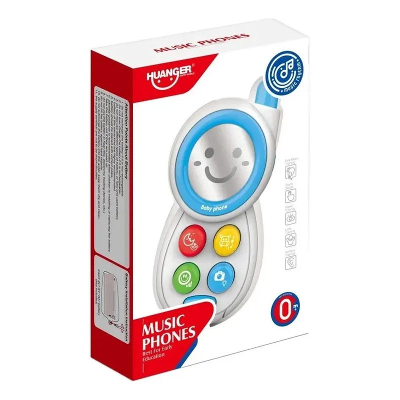 Celular Didáctico Sonido Juguete Bebe Niño 9153