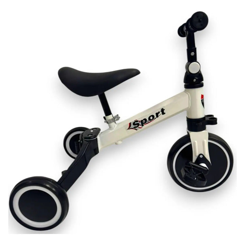 Patineta Scooter 2 In 1 Niño Niña Manopatin Triciclos Musica Color Blanco Kidshop