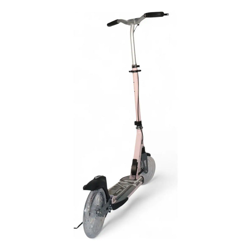 Patineta Scooter Para Adultos Y Niños Hasta 80 Kilos P742 Color Rosa Listo