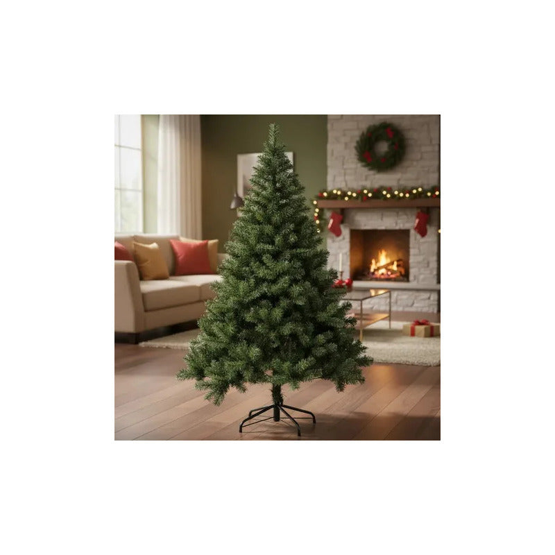 Árbol De Navidad Genérica 240cm Con 1200 Ramas Verdes Verde