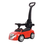 Carro Paseador Montable Musical Con Guia De Niña H-5422 Color Rojo