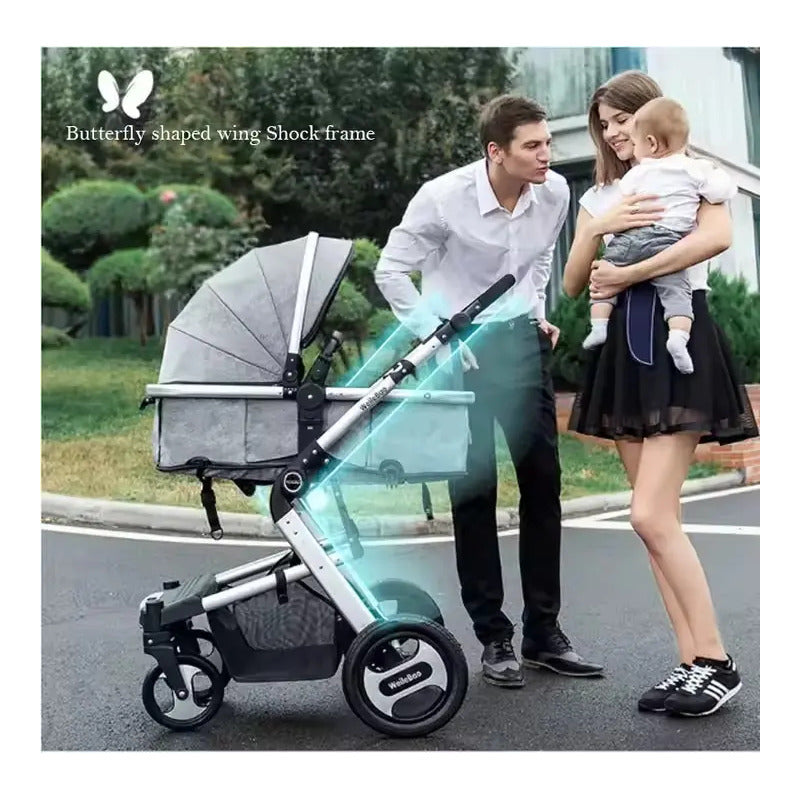 Coches Bebe Tipo Moisés Premium Paseador De Lujo + Toldillo