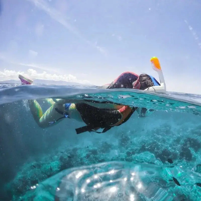 S/m Snorkel Natación Facial Máscara Antivaho Buceo Superfi
