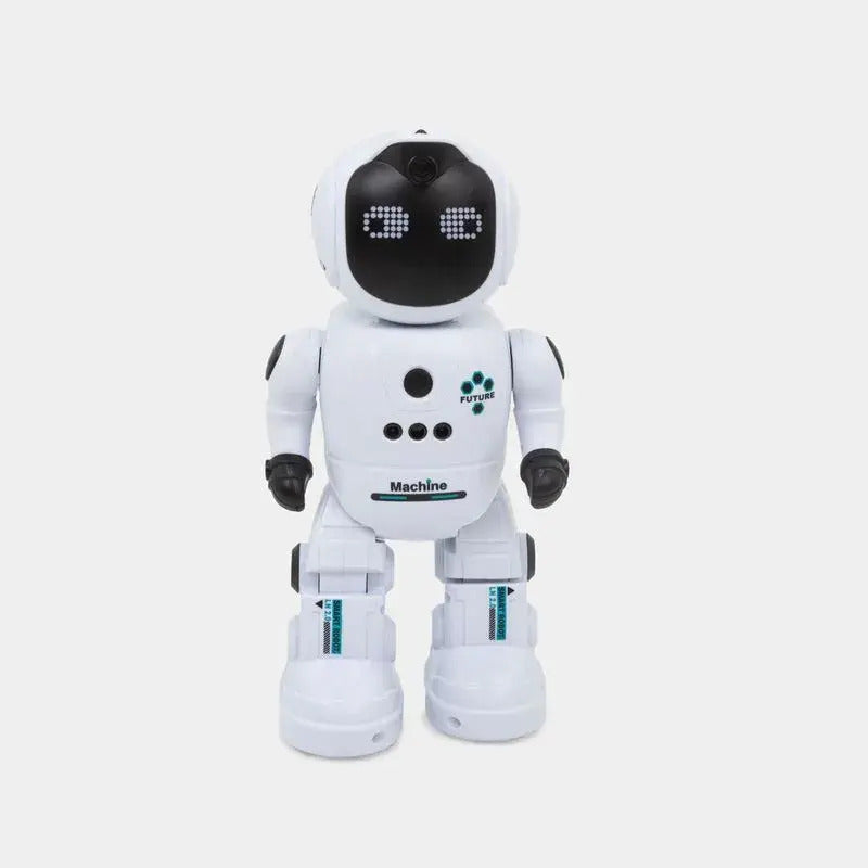 Robot Interactivo Con Control Remoto, Luz Y Sonido Hf9001-1 Robot Blanco