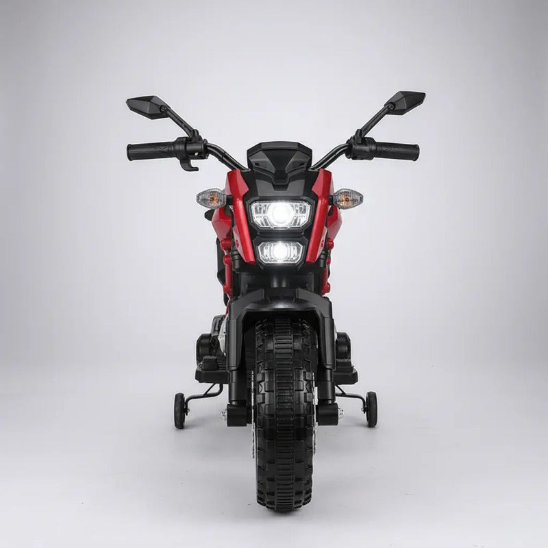 Moto Carro Electrica Montable Trimoto De 2 A 7 Años 9189 Color Rojo Total 110v