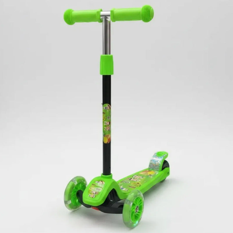Patineta Scooter Colores Qc2866 Verde Lima Color