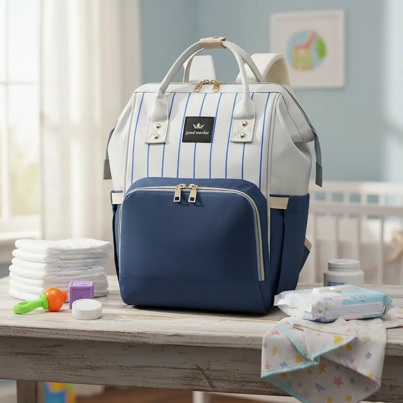 Pañalera Tipo Morral Multiusos Para Bebe Ref 2037