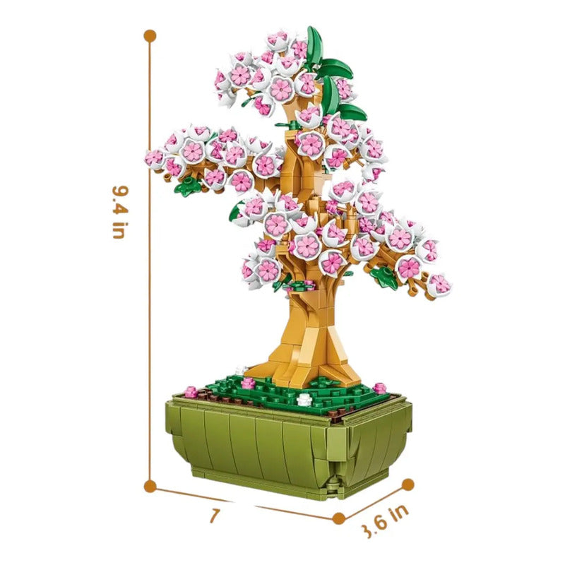 Bloques Fichas  Armatodo Juguete Árbol  De Cerezo J-9162 563 Arbol Cerezo
