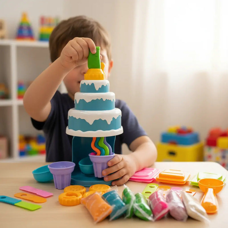 Juguete Para Niños Maquina De Helados Con Plastilina Px1591 Agua