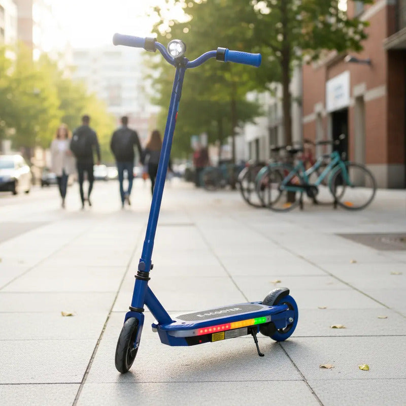 Patineta Scooter Eléctrico Con Luces Kidshop Pt10