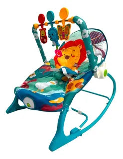 Silla Mecedora Leon Azul  (Liquidación por Empaque)