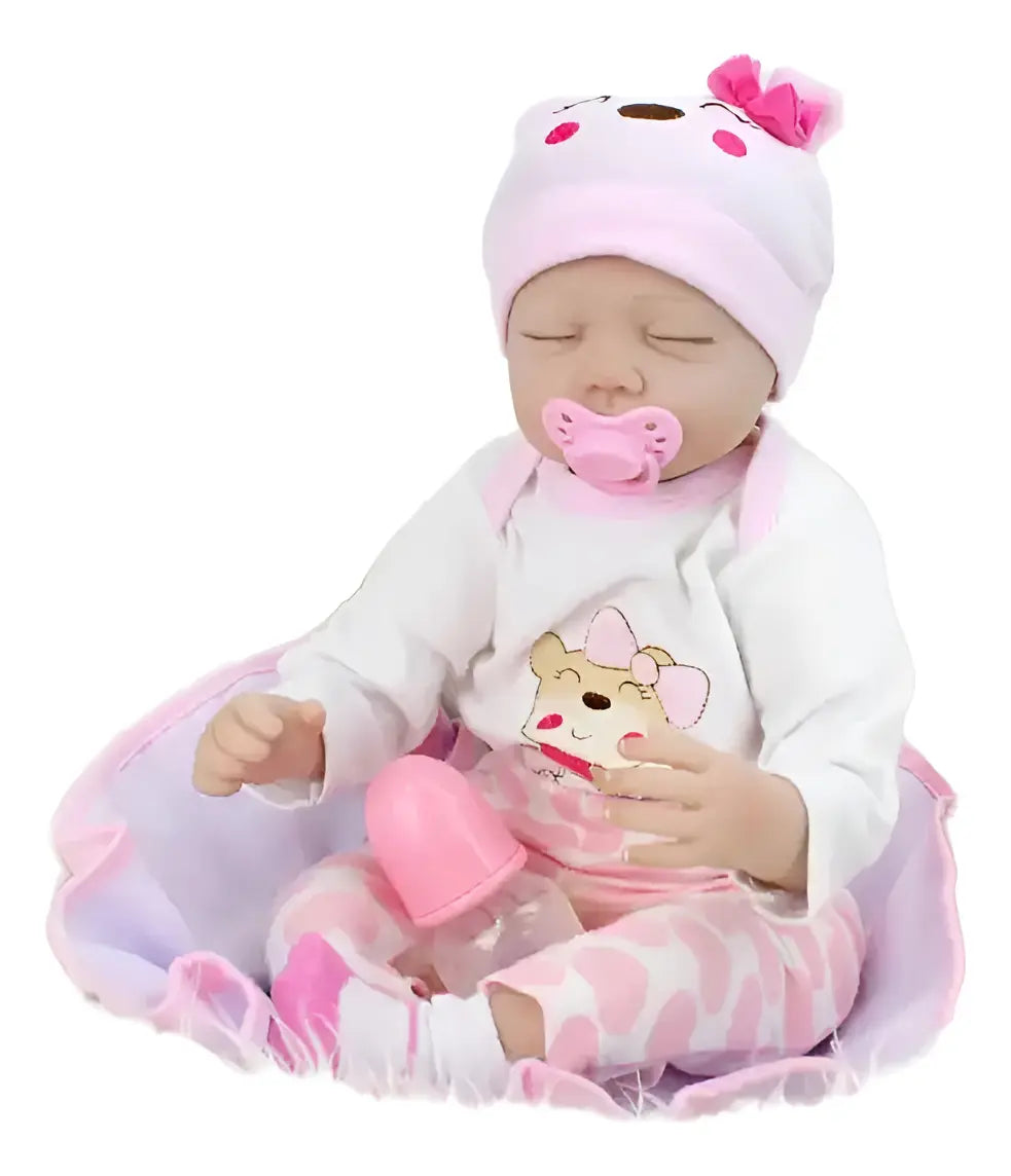 Bebe Realista Recien Nacido Con Sonido Real + Accesorios 635