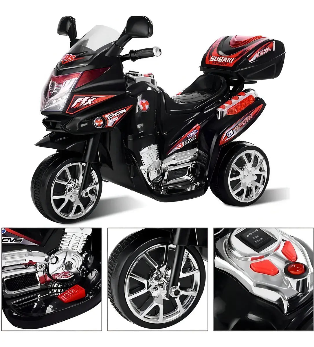Moto Carro Recargable Electricas Montable C051