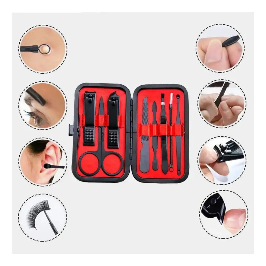 Kit De Manicura Genérica 10 Piezas - Incluye Cortauñas