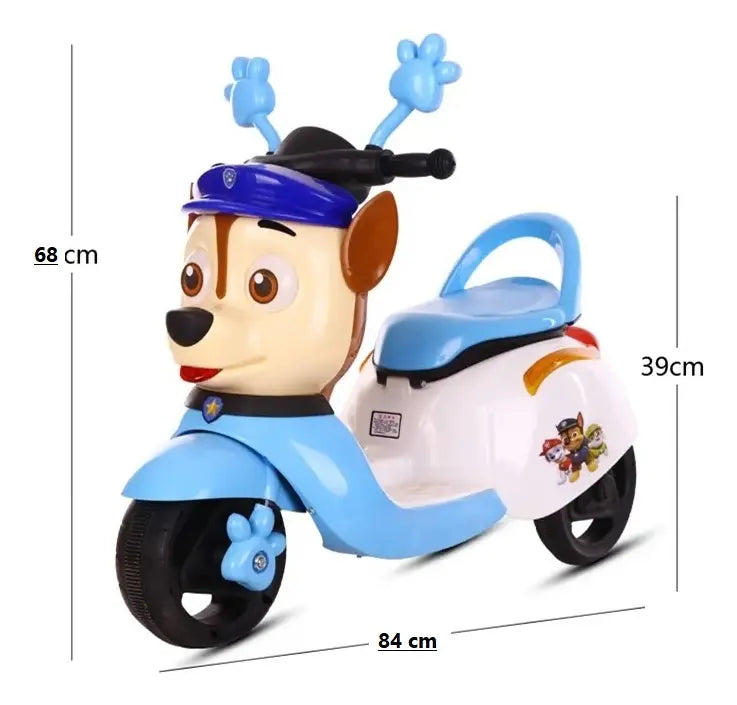 Moto Carro Eléctrico Bateria Recargable Niños 6167-4