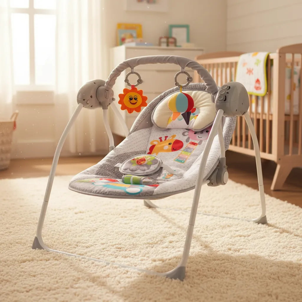 Columpio Electrico Mecedora Con Control Musical Para Bebe