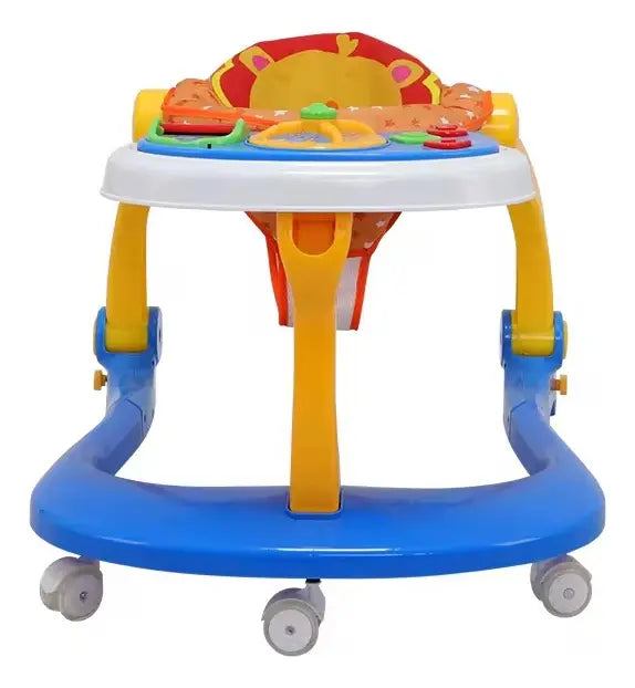 Caminador 4 En 1 Comedor Bebe Andadera Didactico Nino Nina Color Azul
