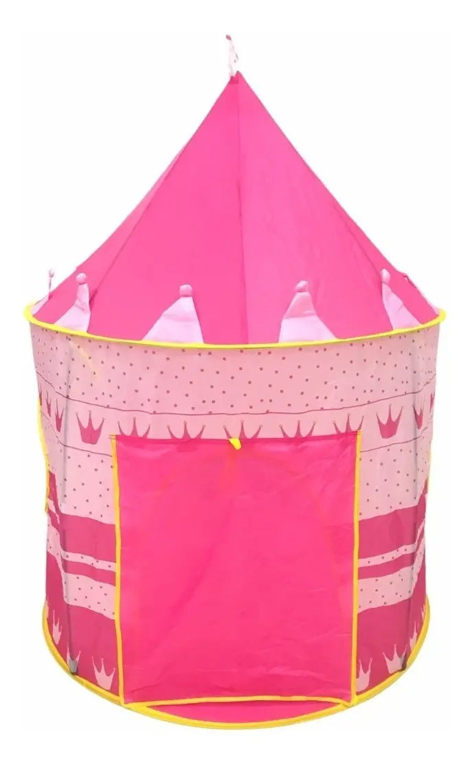 Carpa Castillo Infantil Planet Home Rosada Plegable Interior Exterior
