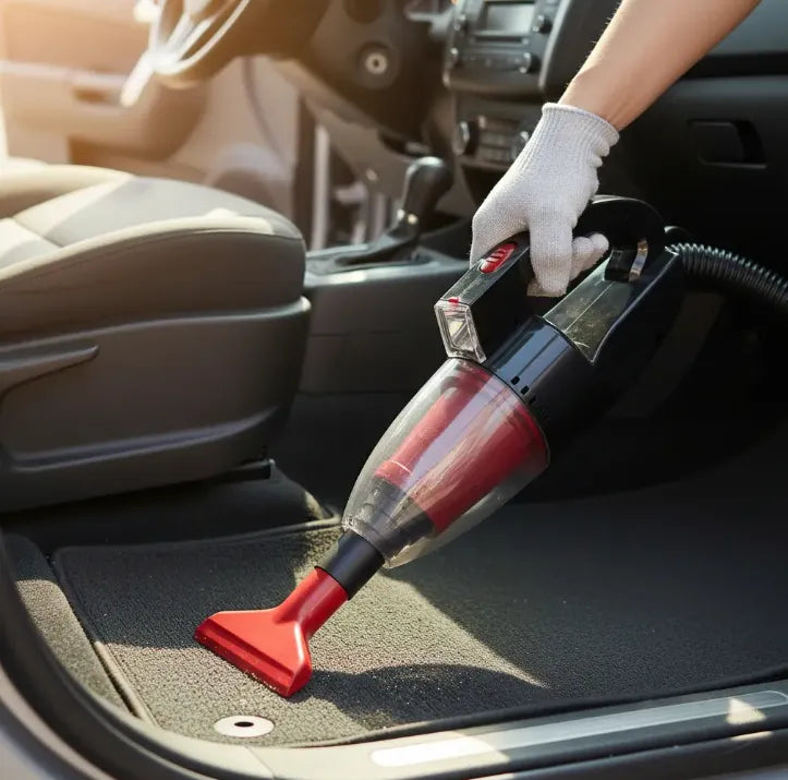 Aspiradora Portátil Multifuncional Para Auto Con Luz T85