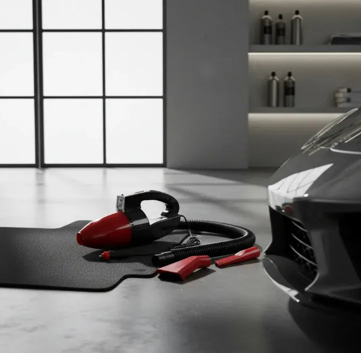 Aspiradora Portátil Multifuncional Para Auto Con Luz T85