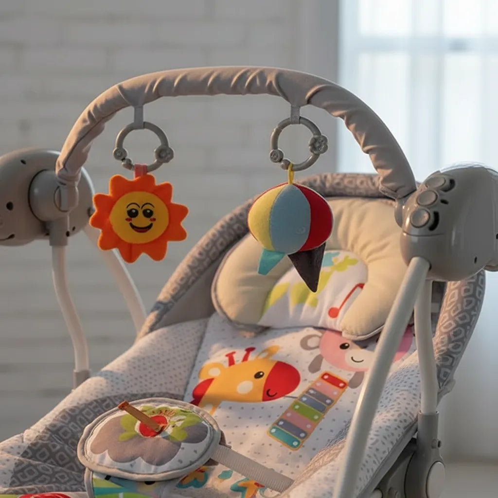 Columpio Electrico Mecedora Con Control Musical Para Bebe