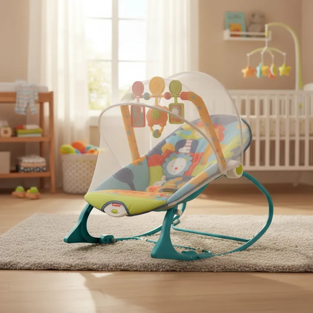 Silla Vibradora Mecedora Musical Niña Niños Baby Rocker