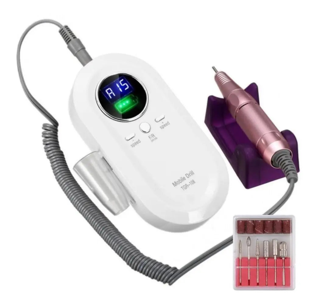 Pulidor De Uñas Recargable Portatil Uñas Acrilicas Gel