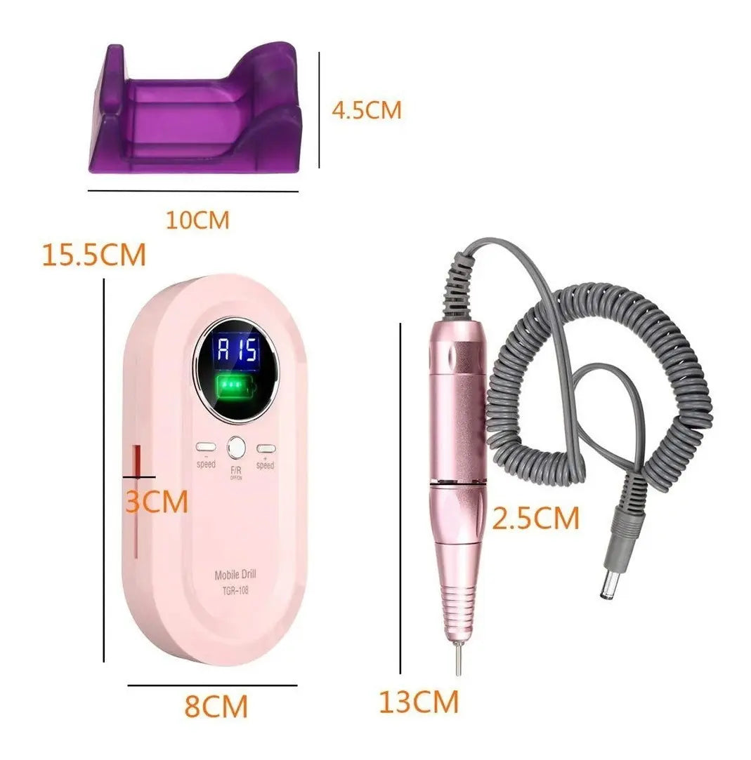 Pulidor De Uñas Recargable Portatil Uñas Acrilicas Gel