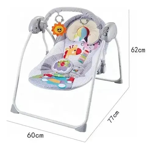 Columpio Electrico Mecedora Con Control Musical Para Bebe