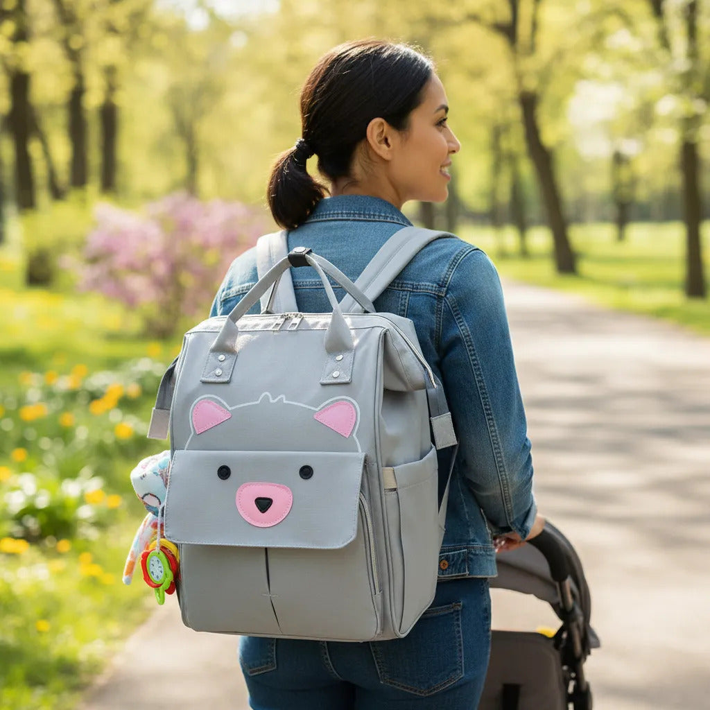Bolso Pañalera Bebe Tipo Morral Nuevo Diseño 1402