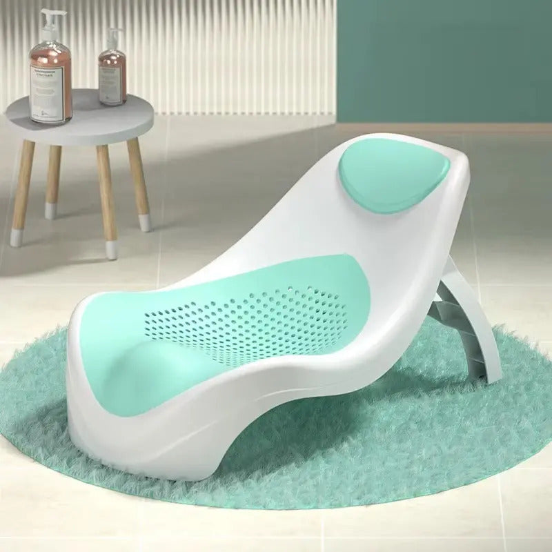 Silla Asiento Bañera Para Bebe De Descanso Silicona Suave