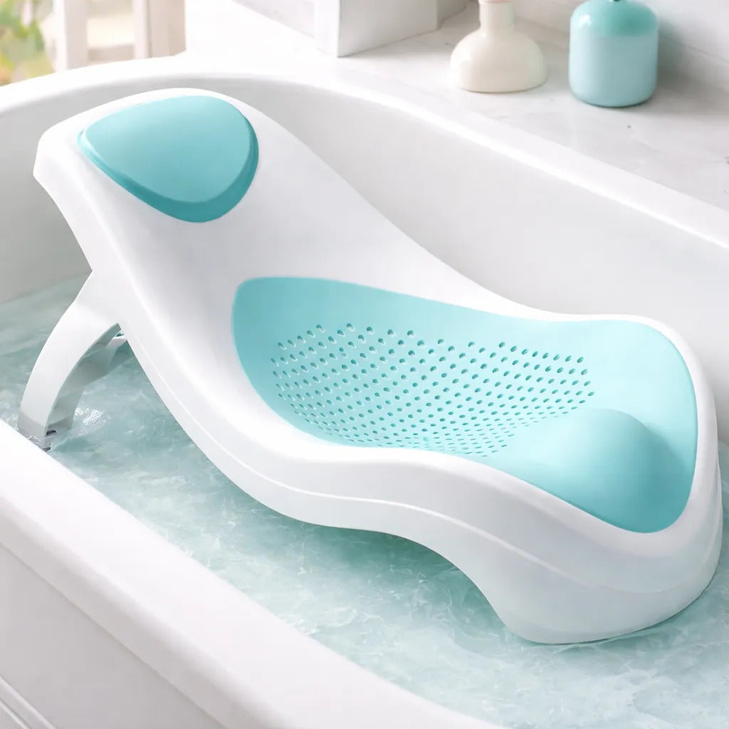 Silla Asiento Bañera Para Bebe De Descanso Silicona Suave