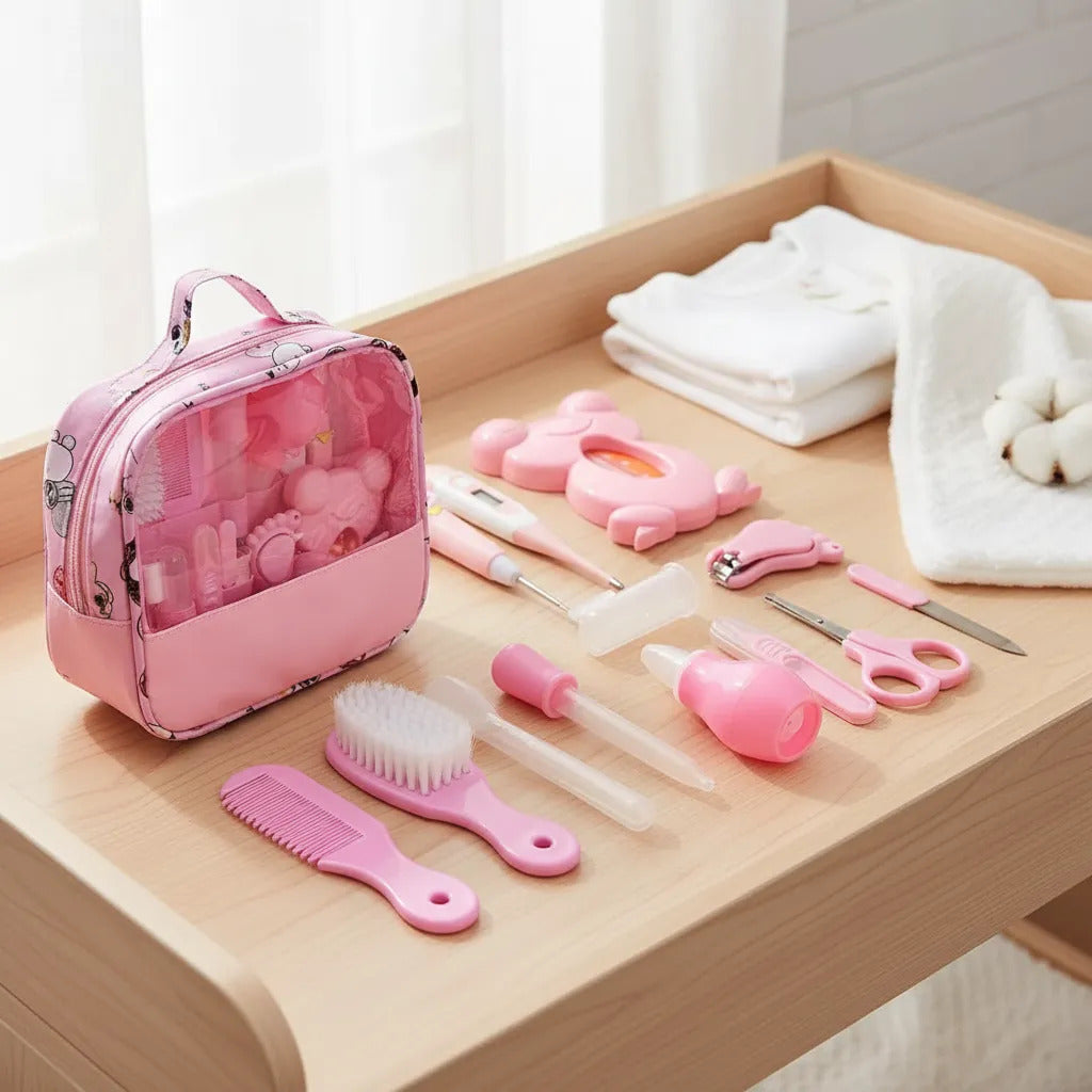Set-kit De Aseo Personal Para Bebe Primeros Cuidados Niños