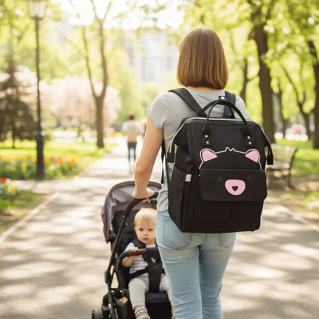 Bolso Pañalera Bebe Tipo Morral Nuevo Diseño 1402